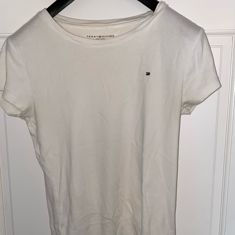 Tommy Hillfigure t-shirt medium white